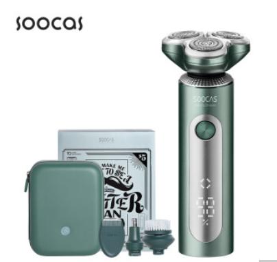 【父亲节礼物】素士电动剃须刀 男士剃胡刀干湿双剃刮胡刀三刀头 S5雅痞理容礼盒版 商品图0