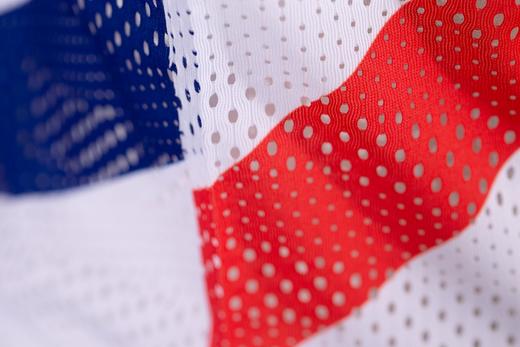 严素跑步风洞背心，斜纹三色，男/女款，红白蓝，轻量，快干，严素态度 商品图9