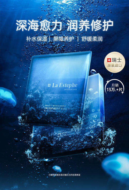 【中欧班列精选2盒】瑞士面膜  瑞斯美隐形保湿/紧致/靓肤面膜  急救补水密集修护28g*6片/盒 商品图6