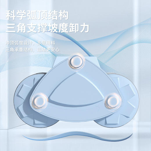 「健腹+平板支撑！二合一」新款多功能家用平板支撑健腹轮 男士健身器材健腹卷腹器肘撑健腹轮健康训练 商品图3