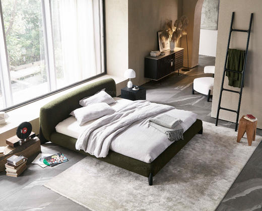 大白床 | 床脚橡黑/胡原可选，皮布面料可选，详询客服 商品图9