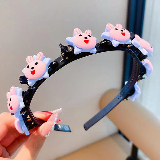 【9.9包邮】儿童发箍可编发公主发夹碎发整理可爱头饰 商品图6