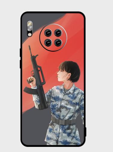 【定制女兵系列手机壳黑磨砂壳/皮纹壳，定制不退换下单请备注型号】 商品图2