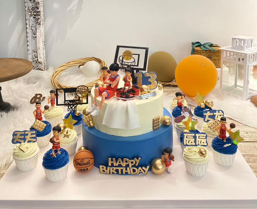 同学聚会，蛋糕杯子组合，私人订制，篮球少年，请提前3天以上预定 商品图0