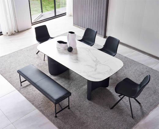 Justein 长凳 | PU及布艺面料可选，详询客服 商品图2