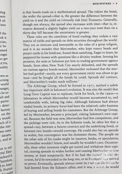 【中商原版】赌金者 长期资本管理公司的升腾与陨落 LTCM When Genius Failed 英文原版 罗杰 洛温斯坦 Roger Lowenstein 商品图7