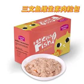 【7037】麦富迪猫咪亲嘴鱼零食包三文鱼维生素口味85g*12/盒