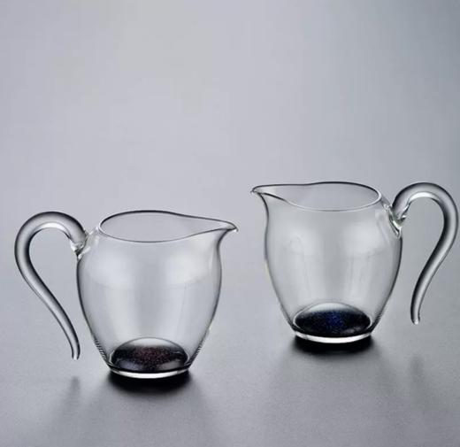 天久璃匠彩玻璃蛋盅茶器黑金大号公道杯 商品图2