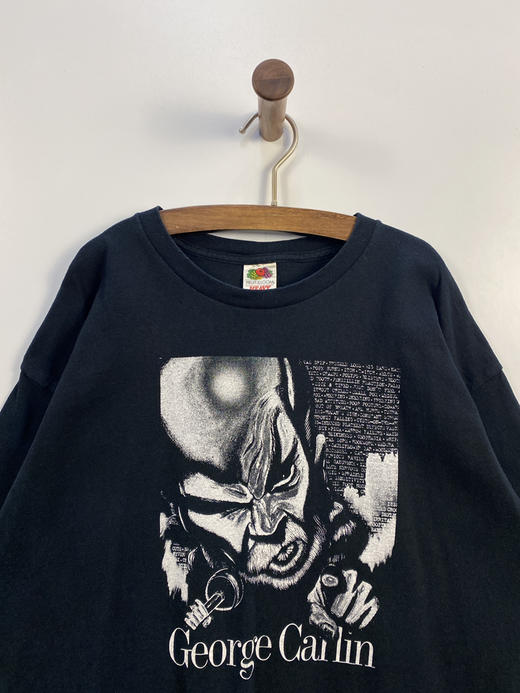 Y2K Vintage FRUIT OF THE LOOM 水果牌 喬治·卡林 喜剧演员 短袖T恤 _SST(XL) 商品图0