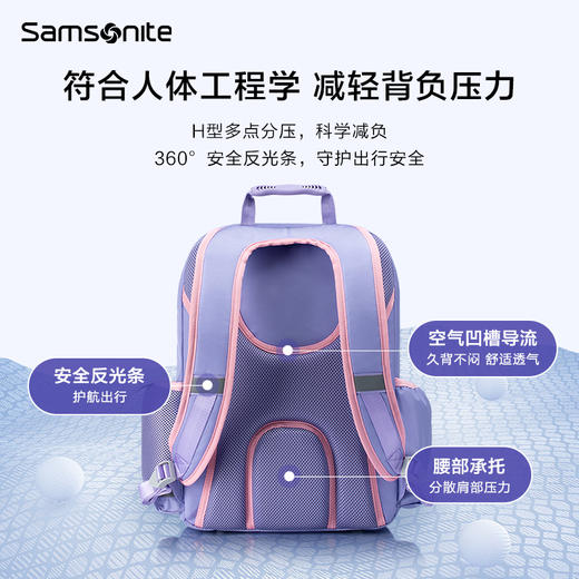 新秀丽DREAM+系列轻便内里抗菌面料健儿童书包 TU6*302 （带考拉挂饰） 商品图4