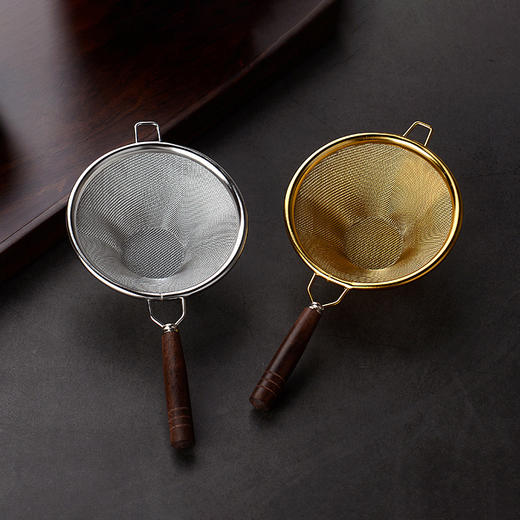 锥形茶漏 304不锈钢茶具茶叶过滤网 功夫茶漏器茶滤创意滤茶器茶道配件 商品图0