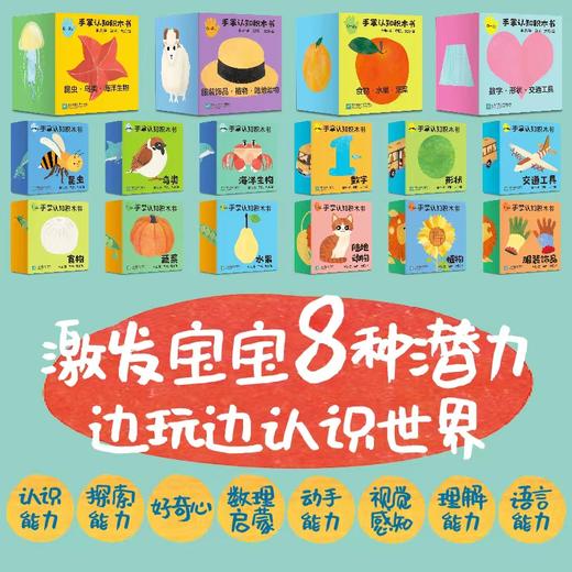 手掌认知积木书（全12册）  李芳 著   磨铁图书 商品图1