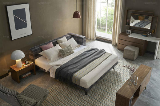 Lacko床 | 布艺面料可选，可选配扶手，可选配布套，详询客服 商品图9