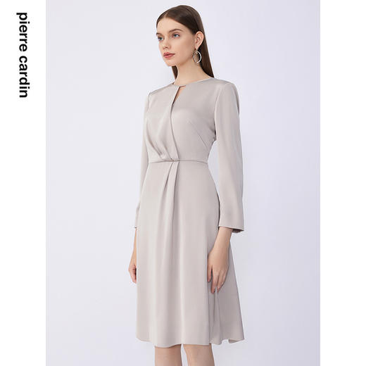 皮尔卡丹女装夏季新款通勤简约优雅淑女连衣裙C32DL031M1
 商品图1