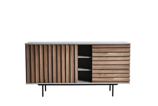 格栅餐边柜 | 面板胡原/水洗白可选，详询客服 商品图0