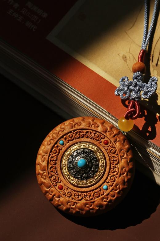 【青山特惠】老山檀 丹凤朝阳 运转乾坤 吊坠s9 商品图4