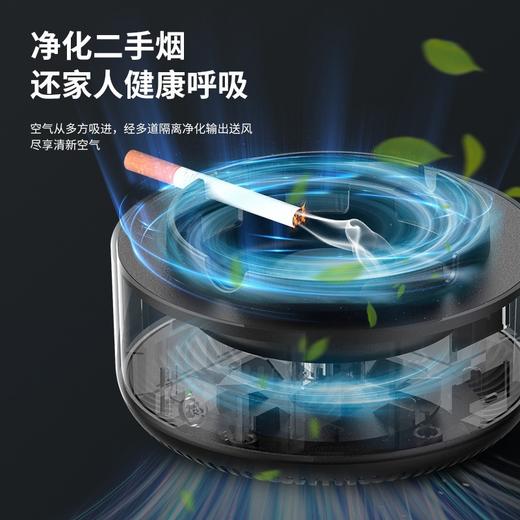 小型自吸家用负离子氧吧，多功能智能除二手烟、粉尘烟灰缸，氧化净化器。通过负离子技术，有效去除空气中的有害物质，保障您和家人的健康。小巧便携，适用于家庭、办公室等多种场合！ 商品图2