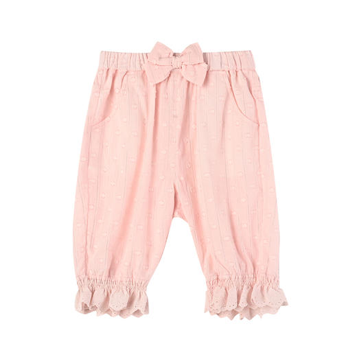 丽婴房-童衣类（夏）G3七分裤1_浅粉 商品图3