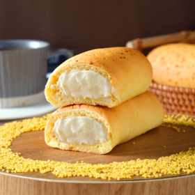 叮咚熊真芝士小米包，营养丰富，质纯味正，香软可口~~