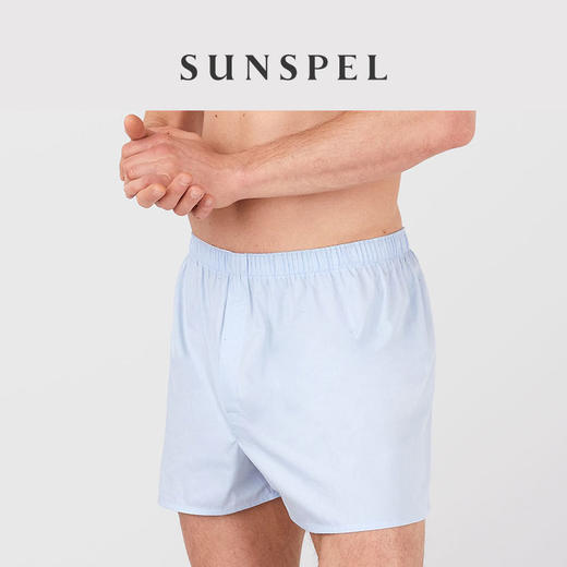 SUNSPEL男士经典款Boxer中高腰全棉四角内裤舒适透气柔软 商品图0