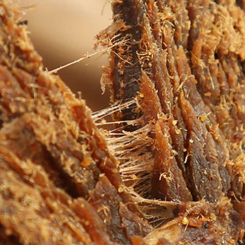 热卖【牛肉干】农家老黄牛后腿肉晒的，丝丝入味