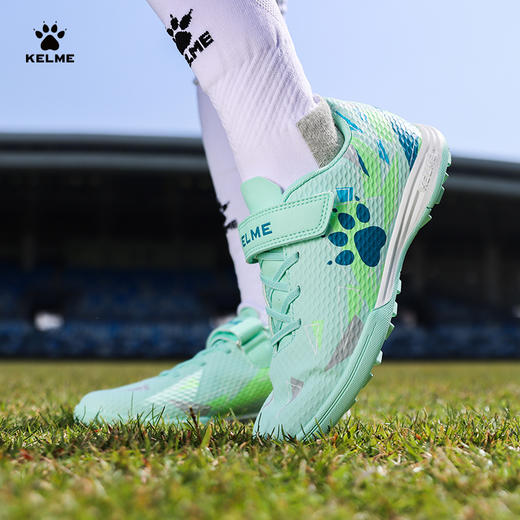 KELME卡尔美儿童足球鞋男碎钉青少年专业训练魔术贴小学生女透气 商品图3