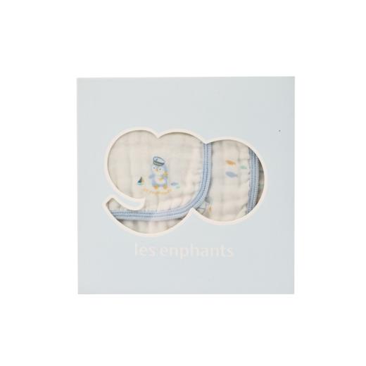 丽婴房-寝具类（春）G3纱布方巾(3入)小礼盒白色\米白 商品图0