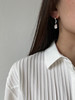 APRESI｜TROUVAILLE Millennium Cut Square White Topaz Fluid Earrings [流转耳环] 商品缩略图1