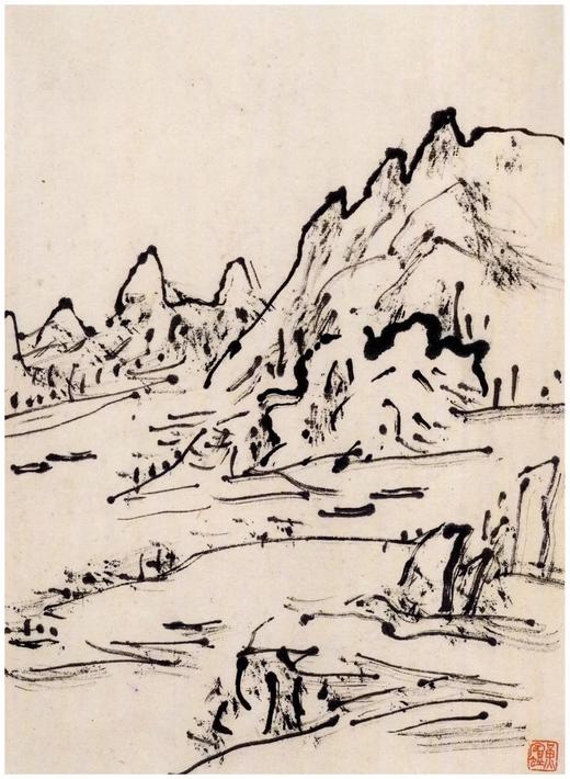 《黄宾虹墨迹》，软精装16开，黄宾虹著，浙江人民美术出版社2018年一版一印，定价120，售价108元。 商品图9