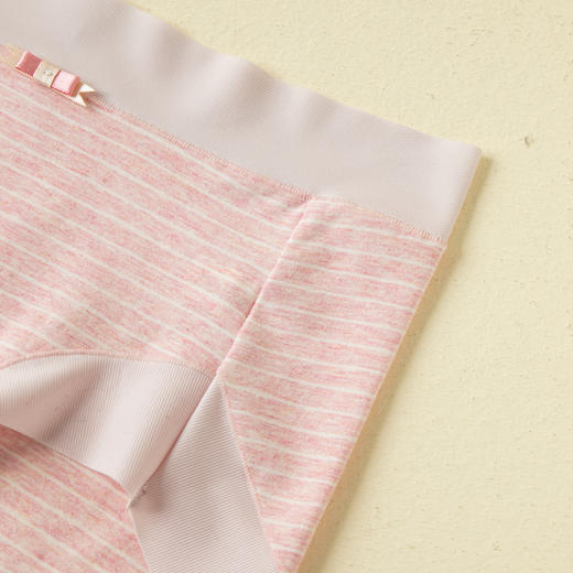 【爆款深度库存】50支棉彩纱女士舒柔棉中腰条纹无痕脚口内裤2901/2928/2929 商品图5