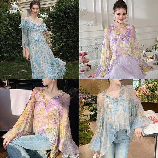 BeQueenStory【邂逅美索不达米亚】优雅连衣裙&套装2023夏季新款 商品图4