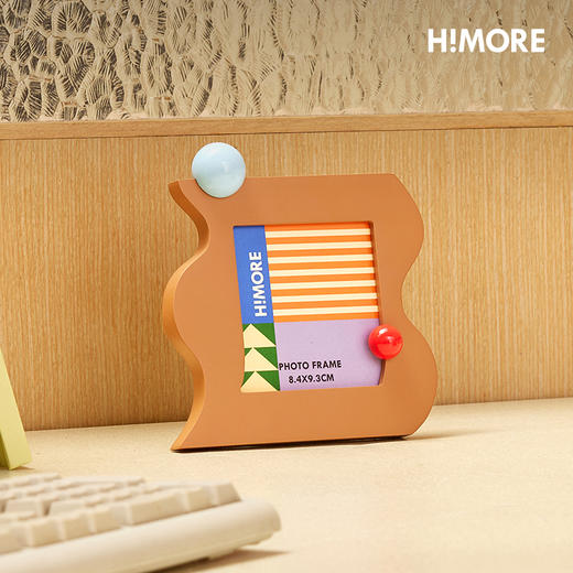 流动奶油撞色球球相框 商品图5