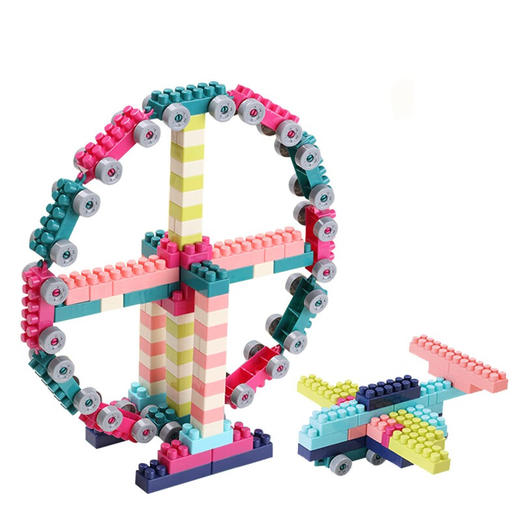 婴侍卫（BBG）DIY趣味小方粒积木（380pcs） DIY趣味小方粒积木（380pcs） 商品图0