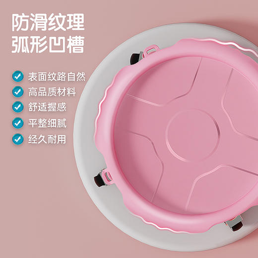 「静音设计！数款可选」致佳健腹盘多功能静音腹肌滑行盘 家用室内健身器材万向腹肌轮健康训练 商品图4