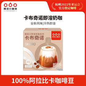 【有赞分销】隅田川 卡布奇诺  三合一速溶咖啡 15杯