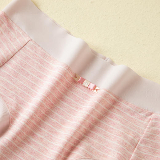 【爆款深度库存】50支棉彩纱女士舒柔棉中腰条纹无痕脚口内裤2901/2928/2929 商品图7