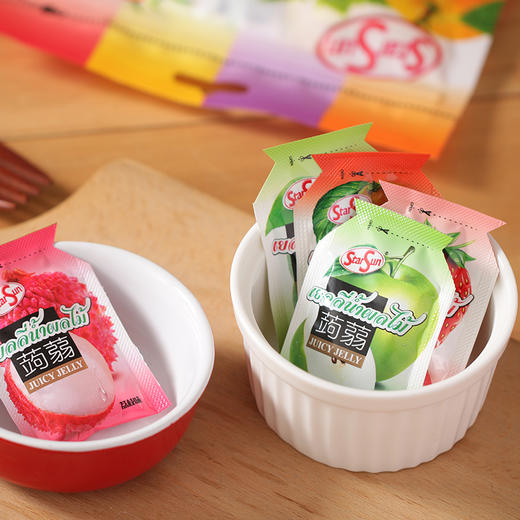 泰国进口StarSun综合果冻蒟蒻390g 商品图1