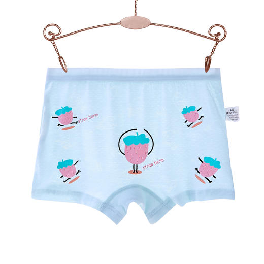 【8条装】儿童内裤平角夏季薄款透气中小童莫代尔女孩四角裤女童短裤 商品图12