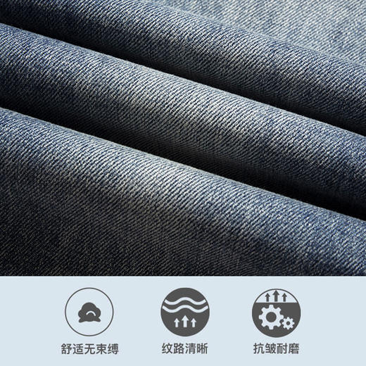 一口价【新款DQ】大依优型夏季薄款阿美咔叽风大码牛仔裤男宽松百搭加肥加大长裤 商品图1