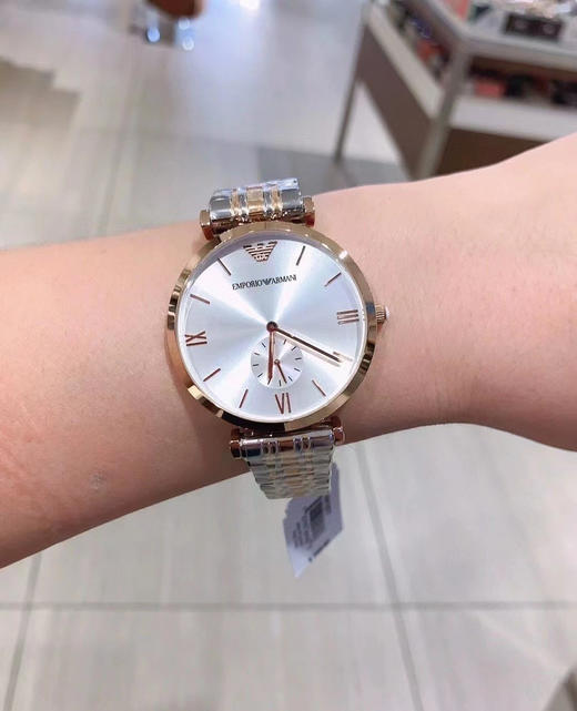 Armani 阿玛尼ar1677男表，时尚钢链石英手表，总裁霸道风，气质儒雅绅士，间金设计贵气奢华 商品图3