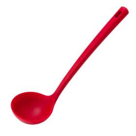 全包硅胶汤勺/漏铲/斜铲 红色