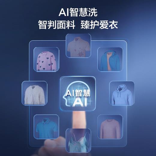 【晶彩系列】海尔10公斤直驱变频滚筒洗衣机全自动 锶泉亲肤洗 晶彩触控屏MATE8 商品图5