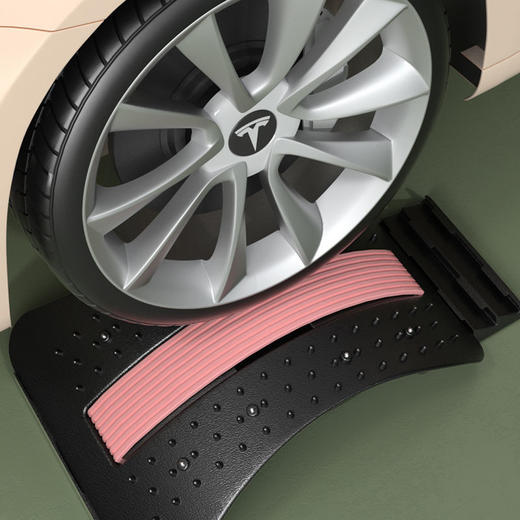 「全新升级！三色可选」致佳腰椎舒缓牵引器腰部拉伸颈椎背部伸展腰背瑜伽按摩矫正健康训练 商品图1