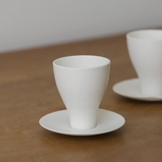 中国 黄妍 酒器高足器物马上杯高足杯高足盘甜品盘果盘 优雅白瓷 商品图4