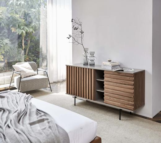 格栅餐边柜 | 面板胡原/水洗白可选，详询客服 商品图3