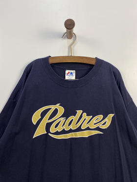 Y2K Vintage Majestic MLB 美国职业棒球大联盟 厚款 短袖T恤 _SST(2XL)