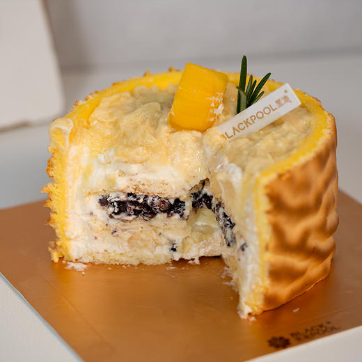 （直播特惠）1.0磅虎皮榴莲蛋糕 -  黑池蛋糕 商品图3