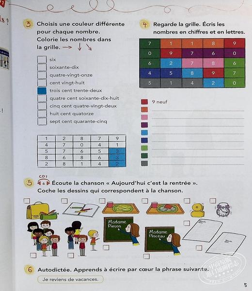 【中商原版】少儿法语教材 Loustics 3 A2 学生用书 学生练习册 法文原版 Denisot 商品图4