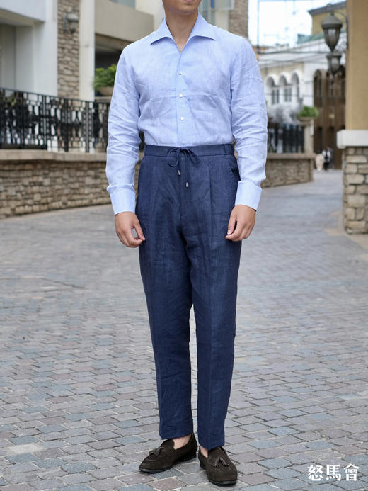 「15款可选」100%法国亚麻意式工艺裤装 商品图3