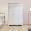 喜梦宝家具三门衣柜收纳柜北欧松木组装衣橱小户型家用卧室茉莉 商品缩略图0